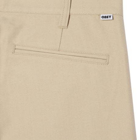 OBEY "DEAN PLEATED PANT"