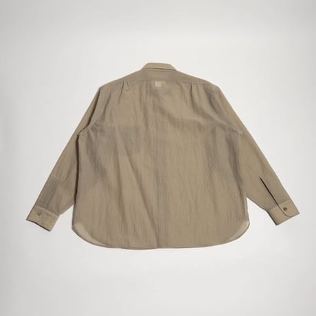 MELPLE "LONG SHEER SHIRT" 2COLORS