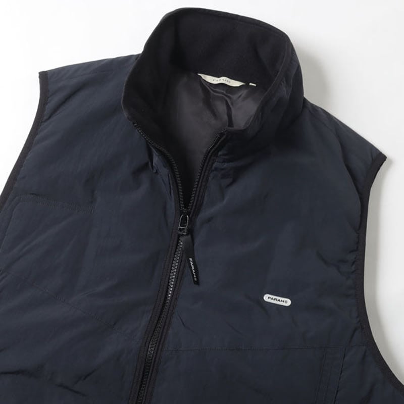 【FARAH】Nylon Zip Up Vest FARAH 
