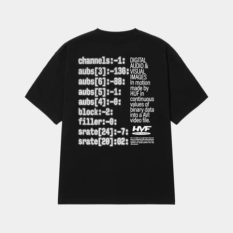 HUF WORLDWIDE "H CAM TEE" 2COLORS