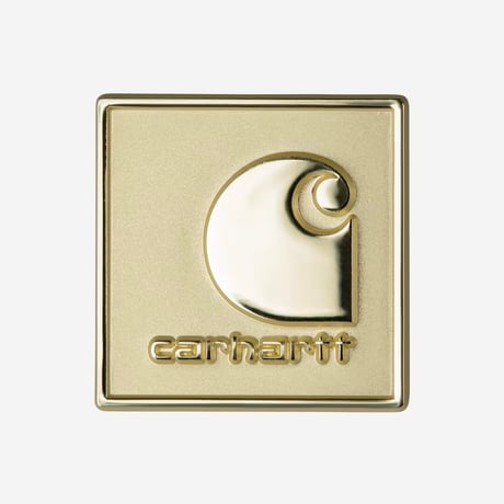 CARHARTT WIP "SQUARE LABEL PIN" 2COLORS
