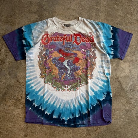 LIQUID BLUE '00 GRATEFUL DEAD "TERRAPIN MOON TIE-DYE TEE"