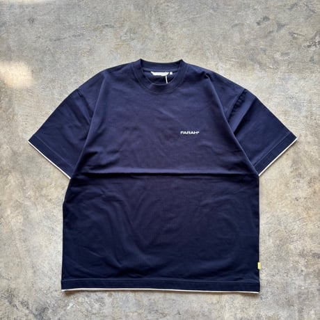 FARAH "LAYERED S/S T-SHIRT" 3COLORS