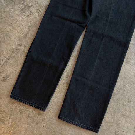 90's LEVI'S  "505 BLACK DENIM PANTS"