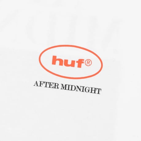HUF WORLDWIDE "AFTER MIDNIGHT TEE" 2COLORS