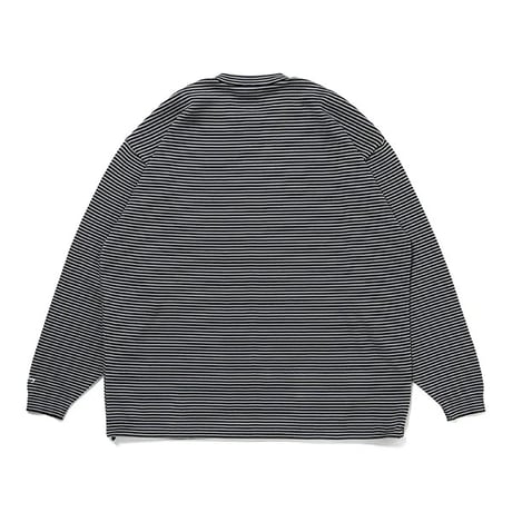 430 "L/S BDR KNIT C&S" 2COLORS