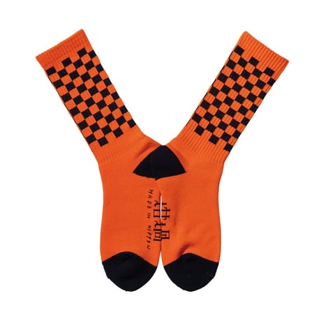 RUTSUBO "CHECKER SOCKS" 4COLORS