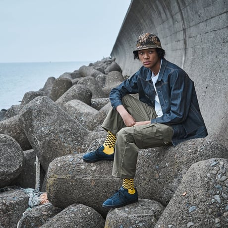 RUTSUBO "CHECKER SOCKS" 4COLORS