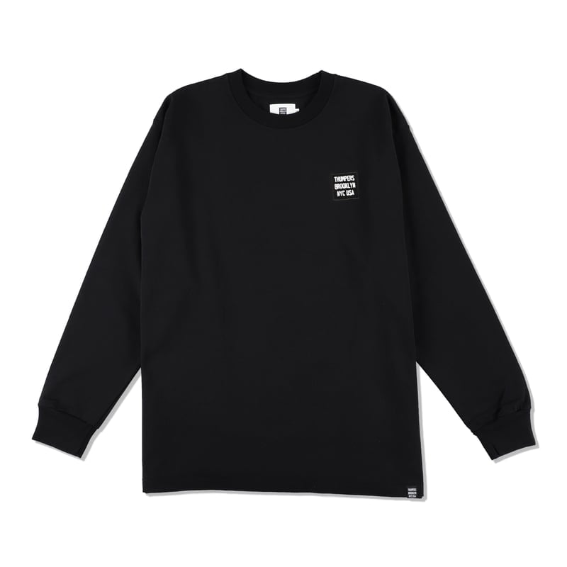 THUMPERS NYC BOXLOGO LS TEE（BLACK） THUMPERS NYC 