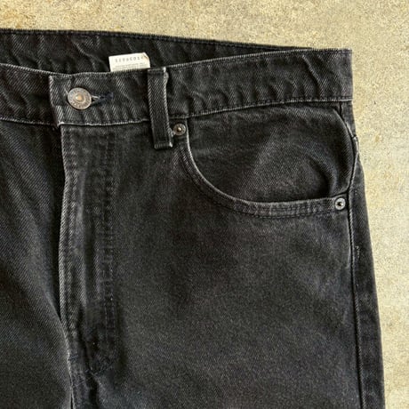 90's LEVI'S  "505 BLACK DENIM PANTS"