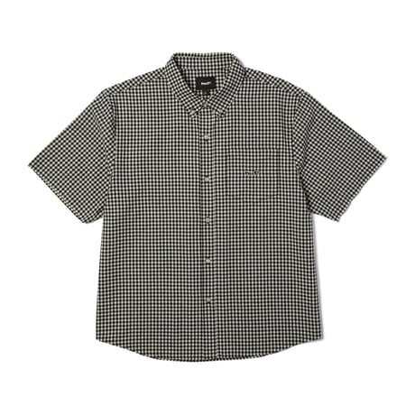 HUF WORLDWIDE "89 MICRO GINGHAM OXFORD SHIRT" 2COLORS
