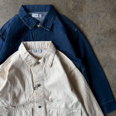 AMNE "10DENIM CHORE JACKET" 2COLORS