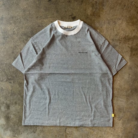FARAH "MULTI STRIPED CREWNECK S/S TEE" 2COLORS