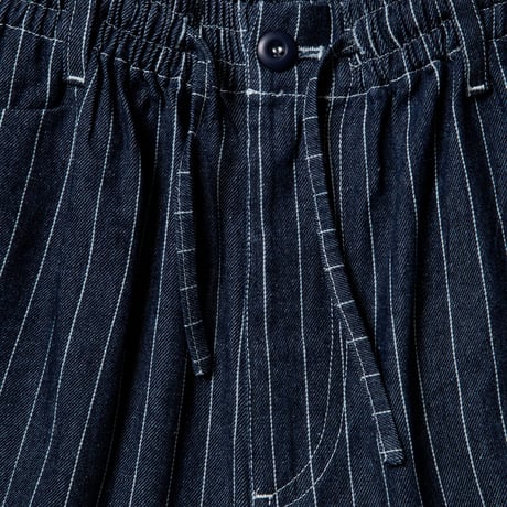 430 "ES STRIPE DENIM SHORTS" 2COLORS