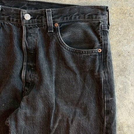90's LEVI'S  "501 BLACK DENIM PANTS"
