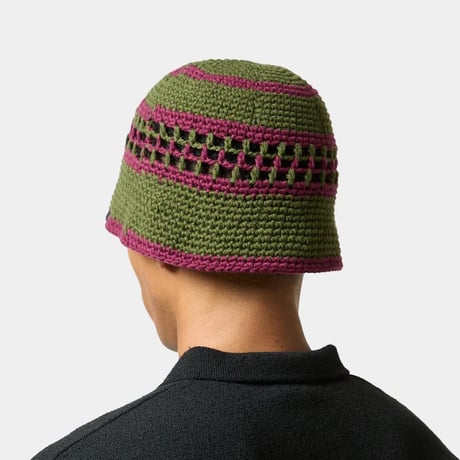 HUF WORLDWIDE "DUAL MESH CROCHET HAT" 2COLORS
