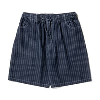 430 "ES STRIPE DENIM SHORTS" 2COLORS