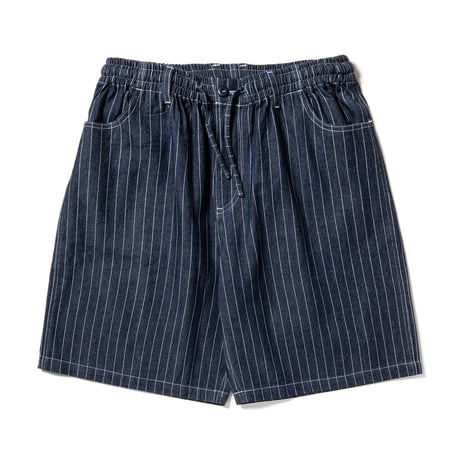 430 "ES STRIPE DENIM SHORTS" 2COLORS