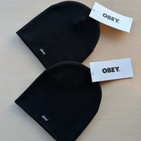 OBEY "OBEY LABEL BEANIE"