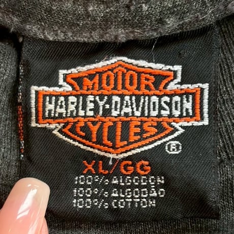 90's HARLEY-DAVIDSON "LOGO PRINT S/S TEE"