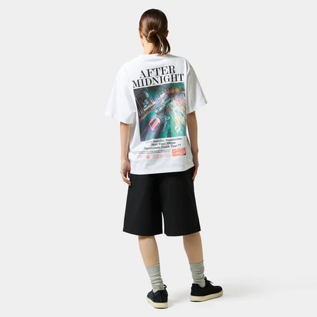 HUF WORLDWIDE "AFTER MIDNIGHT TEE" 2COLORS