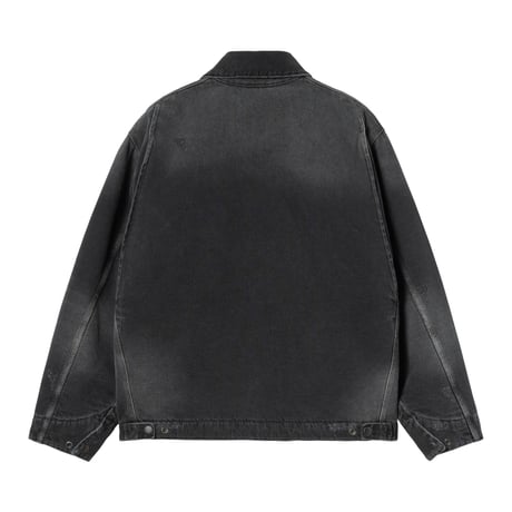 CARHARTT WIP "OG DETROIT JACKET" [BLACK GRIND WASH]