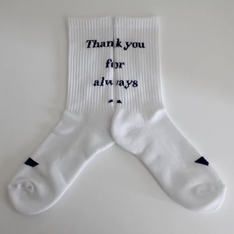 MELPLE×SALVAGE PUBLIC "Thank you Socks" 2COLORS
