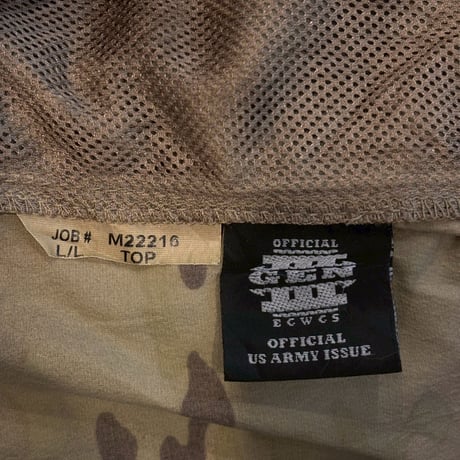 U.S. ARMY  "ECWCS GEN3 LEVEL5 SOFT SHELL JACKET"