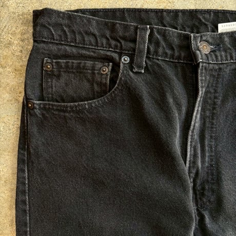 90's LEVI'S  "505 BLACK DENIM PANTS"