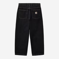 CARHARTT WIP "BRANDON PANT" [BLACK SOTNE WASHED]