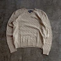 POLO RALPH LAUREN  "VNECK KNIT"
