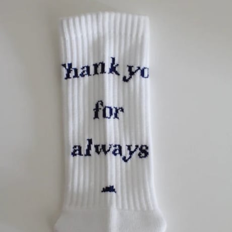 MELPLE×SALVAGE PUBLIC "Thank you Socks" 2COLORS