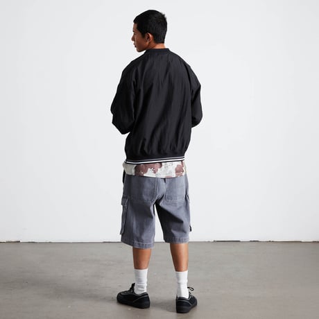 HUF WORLDWIDE "OVAL DENIM CARGO SHORT" 2COLORS