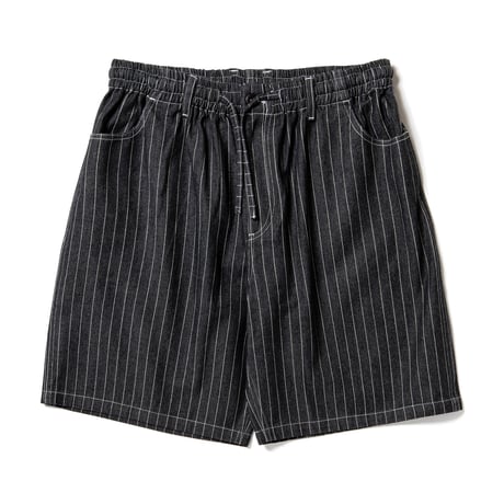 430 "ES STRIPE DENIM SHORTS" 2COLORS