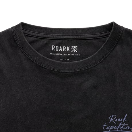 ROARK "EXPEDITIONS PHOTO" WELL WORN L/S TEE (RLTJ1202-BLK)
