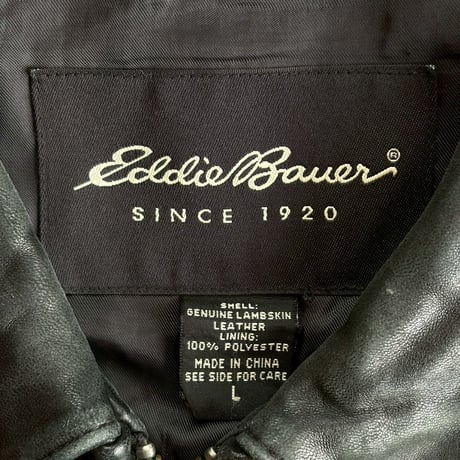 EDDIE BAURE  "LAMBSKIN LEATHER JACKET"
