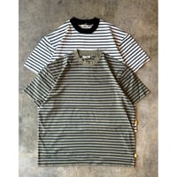 FARAH "MEDIUM STRIPED CREWNECK S/S TEE" 2COLORS