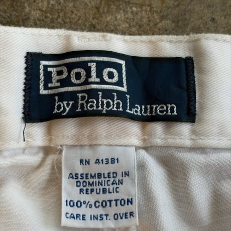 90's POLO RALPH LAUREN  "DOUBLE PLATED CHINOS"