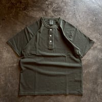 JEMORGAN "PIGMENT HENLEY NECK TEE" 5COLORS