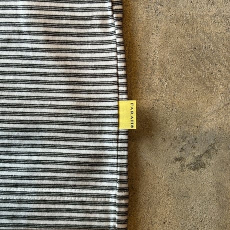 FARAH "MULTI STRIPED CREWNECK S/S TEE" 2COLORS