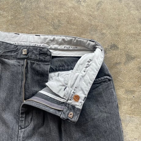 FARAH "TWOTACK WIDE DENIM PANTS" 4COLORS