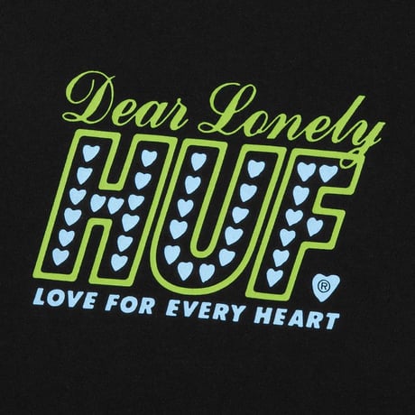HUF WORLDWIDE "LONELY HEARTS TEE" 2COLORS