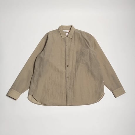 MELPLE "LONG SHEER SHIRT" 2COLORS