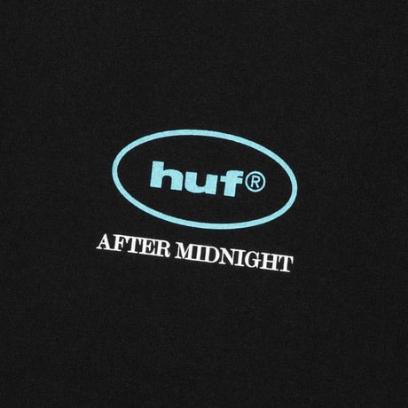 HUF WORLDWIDE "AFTER MIDNIGHT TEE" 2COLORS