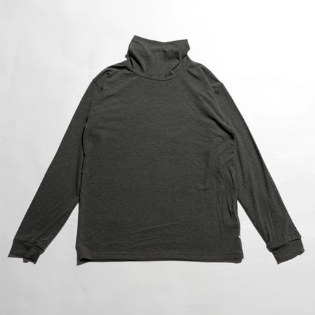 MELPLE "PREMIERE SUEDE TURTLENECK L/S" 2COLORS