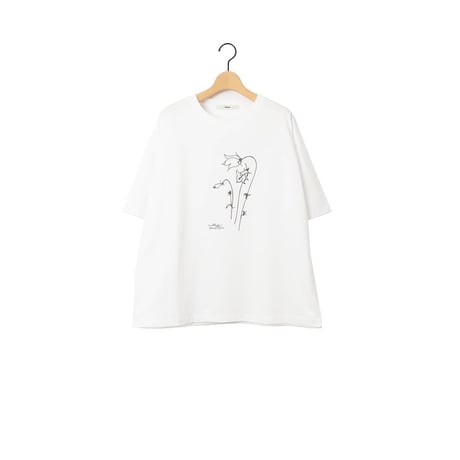 AMNE "Blåklocka" HALF SLEEVE TEE 2COLORS
