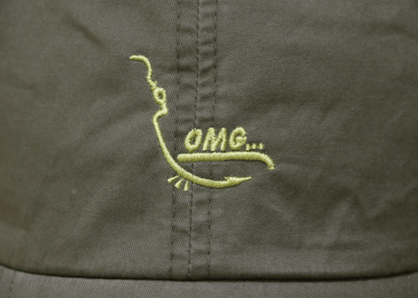ラウンドバイザーキャップ-OMG