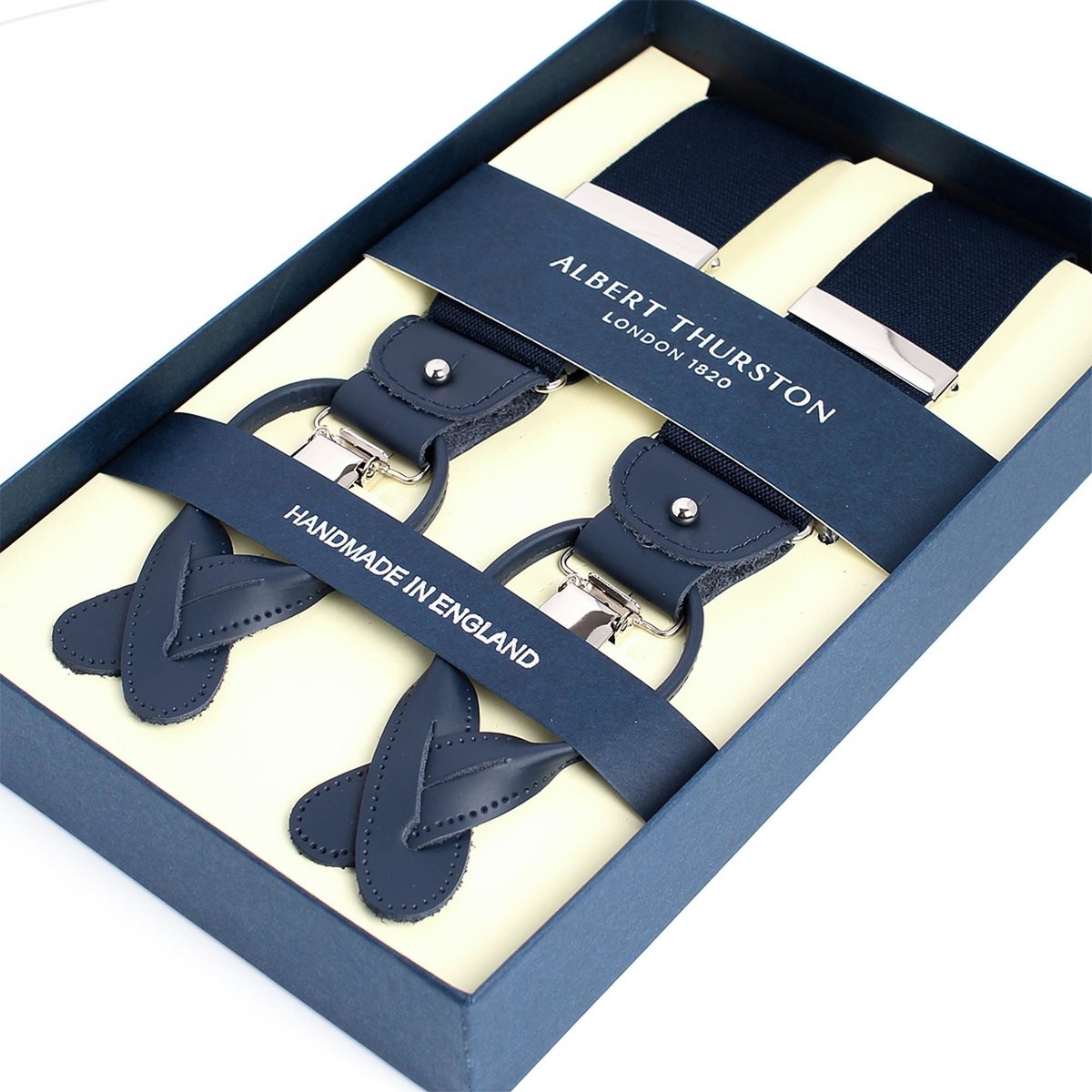  THURSTON アルバートサーストン サスペンダー ネイビー albert thurston ALBERT THURSTON アルバートサーストン