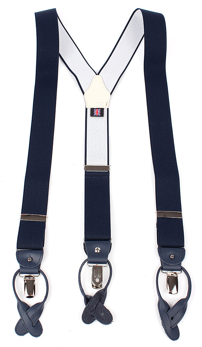 ALBERT THURSTON サスペンダー（ネイビー） | THE GENTS TOKYO