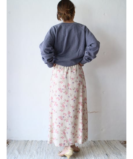 Floral maxi skirt